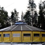 Бочка для тренинга лошадей, бочка для тренировки лошадей, бочка-манеж, конноспортивный манеж, металлокаркас бочки для тренинга лошадей