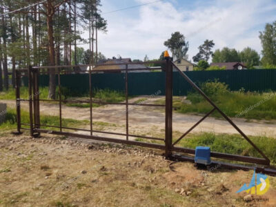 Відкатні розсувні ворота Откатные раздвижные ворота